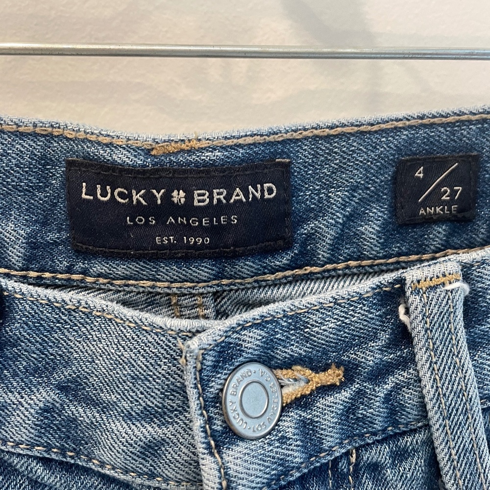 Lucky Brand Drew Mom Jeans Ankle Length